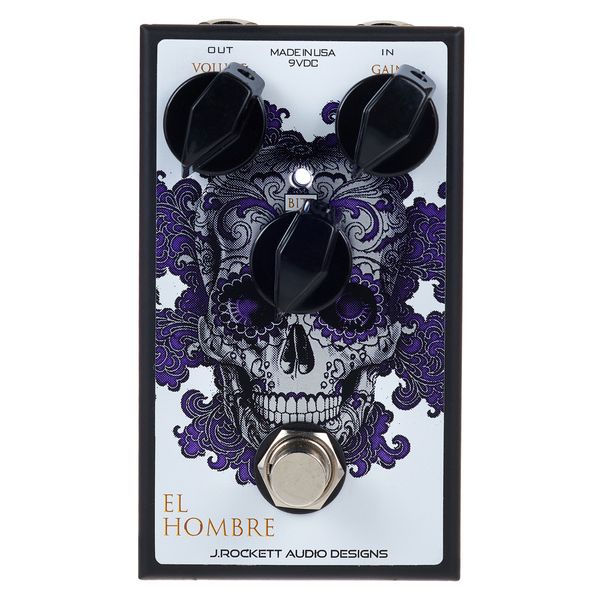 El Hombre Overdrive Pedal Highly Reactive Controls Overdrive Pedal J. Rockett Audio Designs