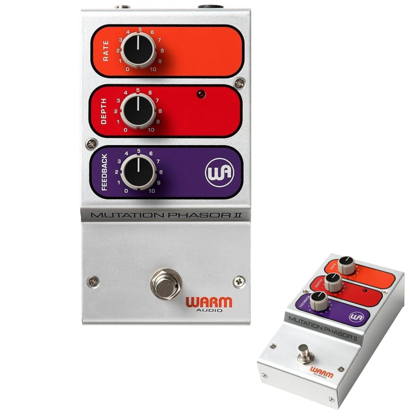 Warm Audio Mutation Phasor II Electro-Optical Phase-Shifting Effects Pedal Metal