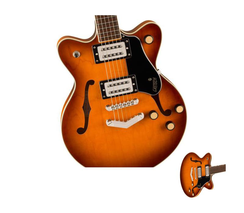 Semi-hollowbody Abbey Ale Doublecut Guitar Gretsch G2655 Streamliner Center Block Jr.