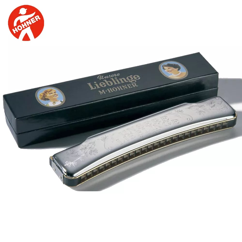 Unsere Lieblinge 48 Octave Key of C Harmonica Hohner