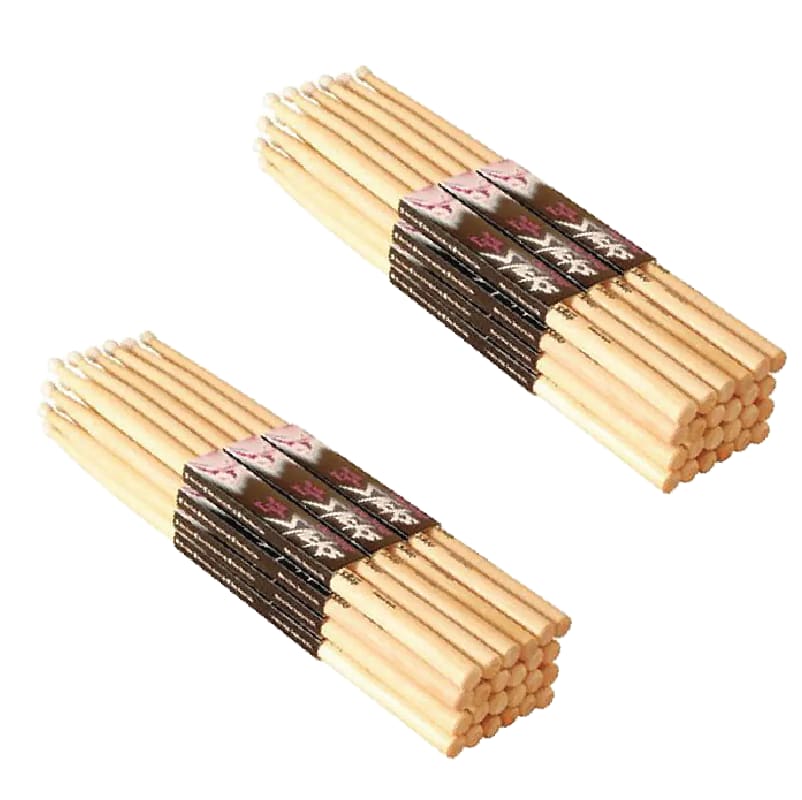 Maple Wood Tip Drum Sticks 5A 12 Pair On Stage