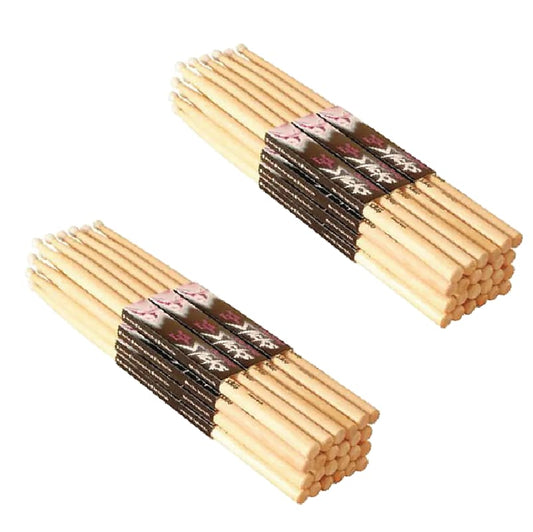 Maple Wood Tip Drum Sticks 5A 12 Pair On Stage