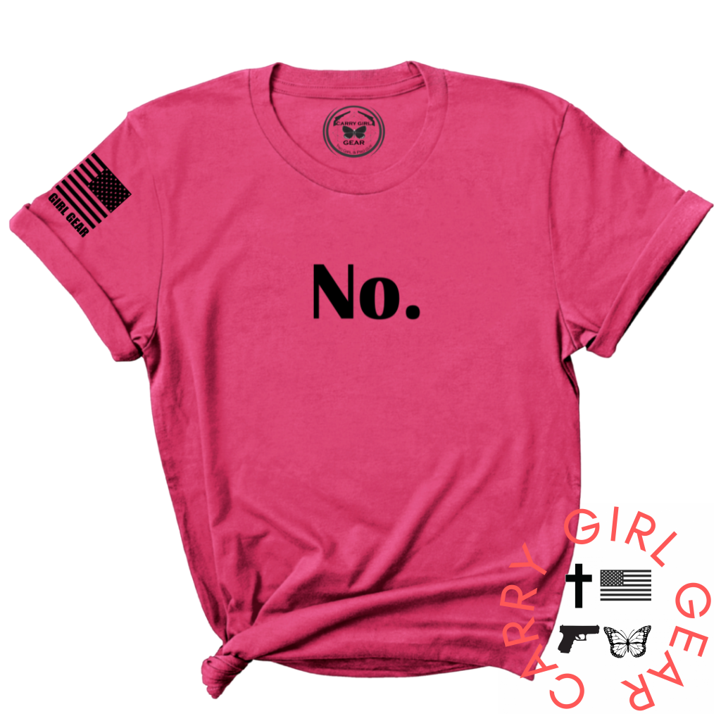 NO Tee True to Size Women's and Unisex Cut Tee