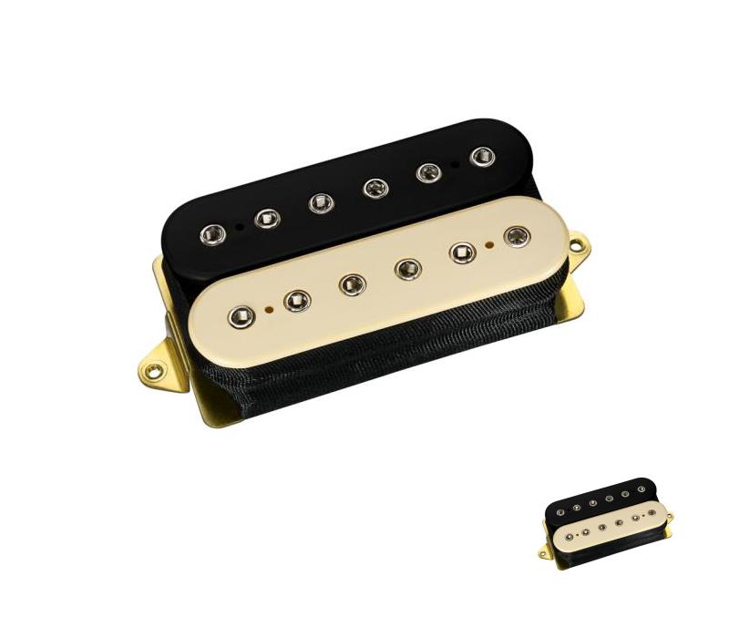 Humbucker Pickup F-Spaced DiMarzio DP213 PAF JOE Black & Cream
