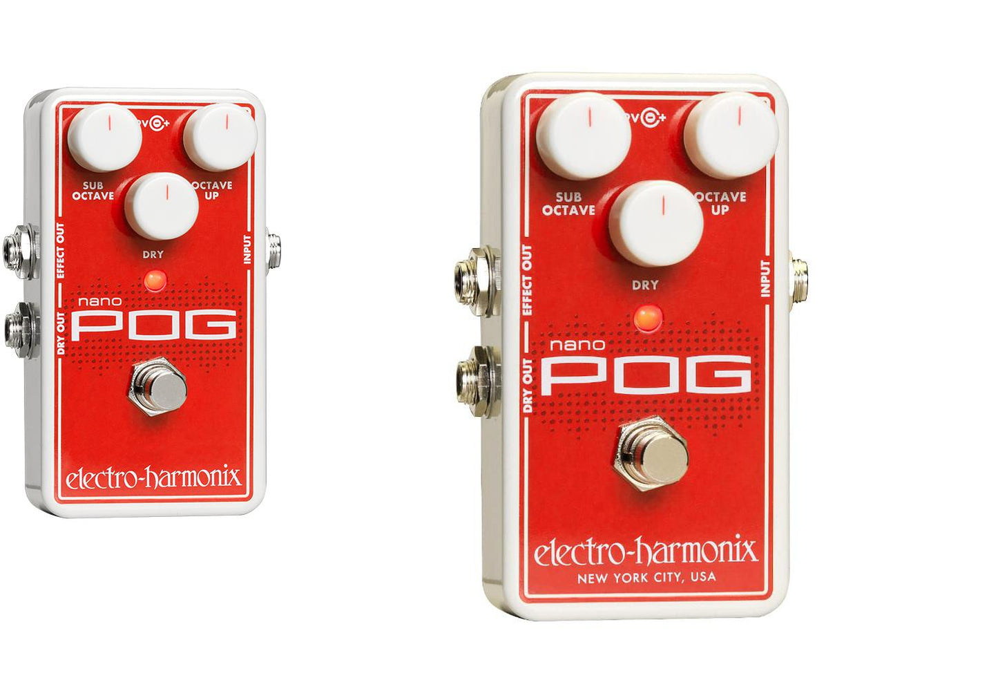 NanoPog Polyphonic Octave Generator Guitar Effect Pedal Electro Harmonix