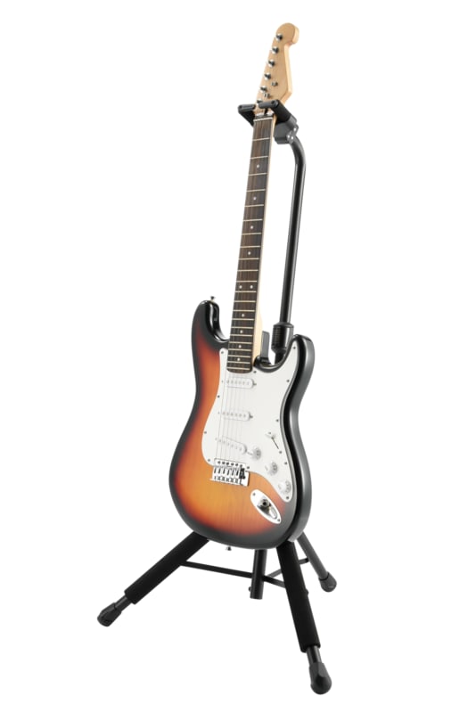 Hercules Stands GS414B PLUS Single Guitar Stand with Auto Grip System-NEW