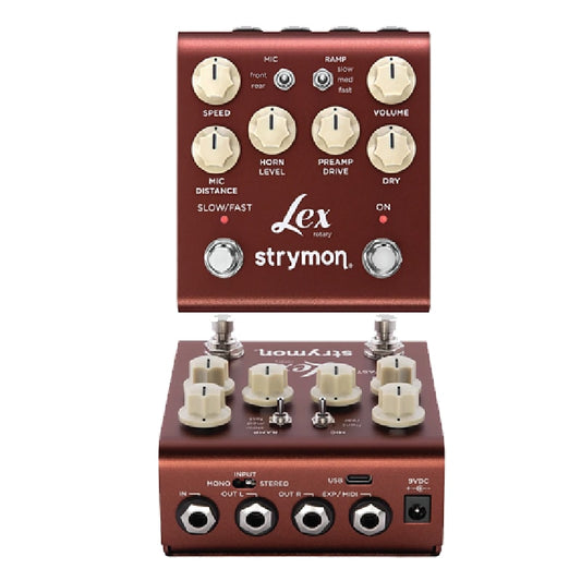 Rotary Speaker Simulator Pedal V2 with 6-Knob Interface Strymon Lex