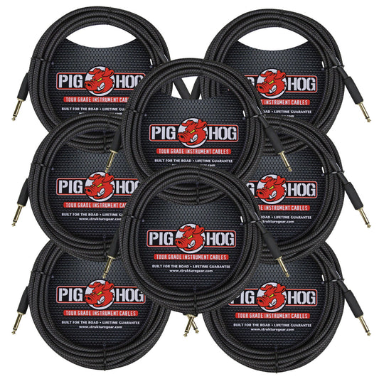 Woven Black Vintage Series Instrument Cable 20 Ft Pig Hog