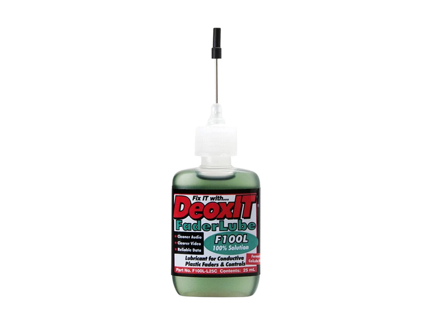 DeoxIT F100L 100% 25ml FaderLube Conductive Plastic Lubricant Hosa