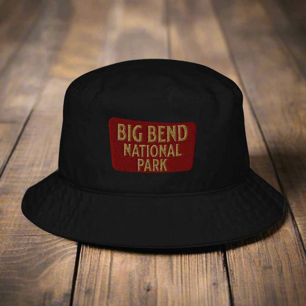 Big Bend National Park Sign Organic Cotton Bucket Hat