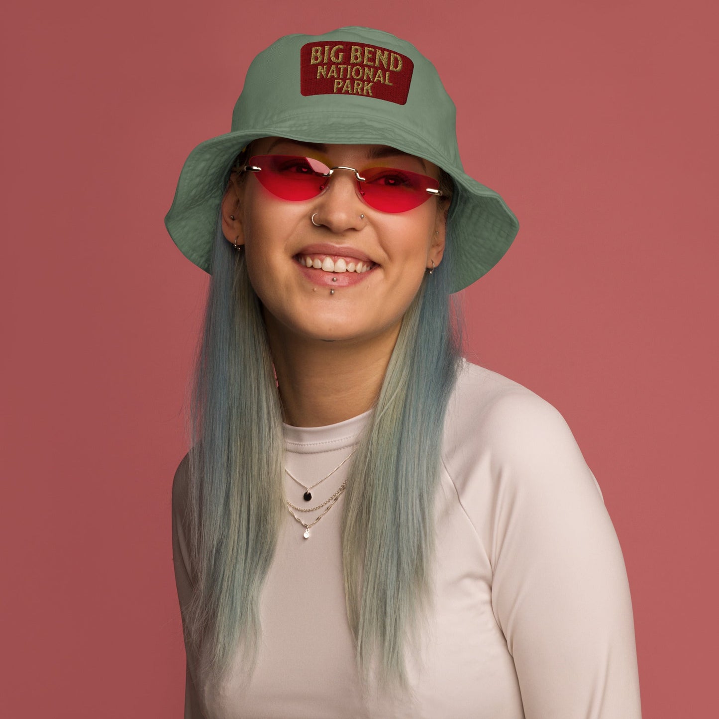 Big Bend National Park Sign Organic Cotton Bucket Hat