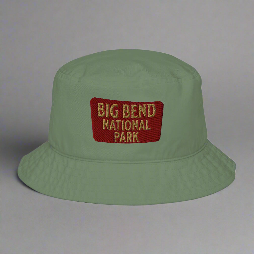 Big Bend National Park Sign Organic Cotton Bucket Hat