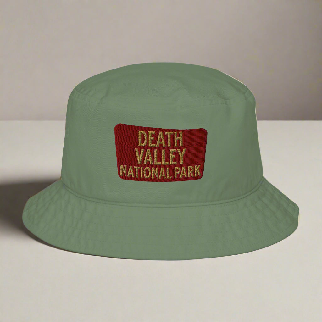 Death Valley National Park Embroidered Organic Cotton Bucket Hat