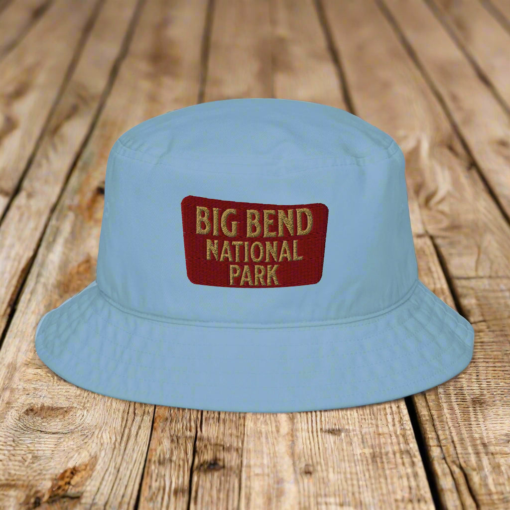 Big Bend National Park Sign Organic Cotton Bucket Hat