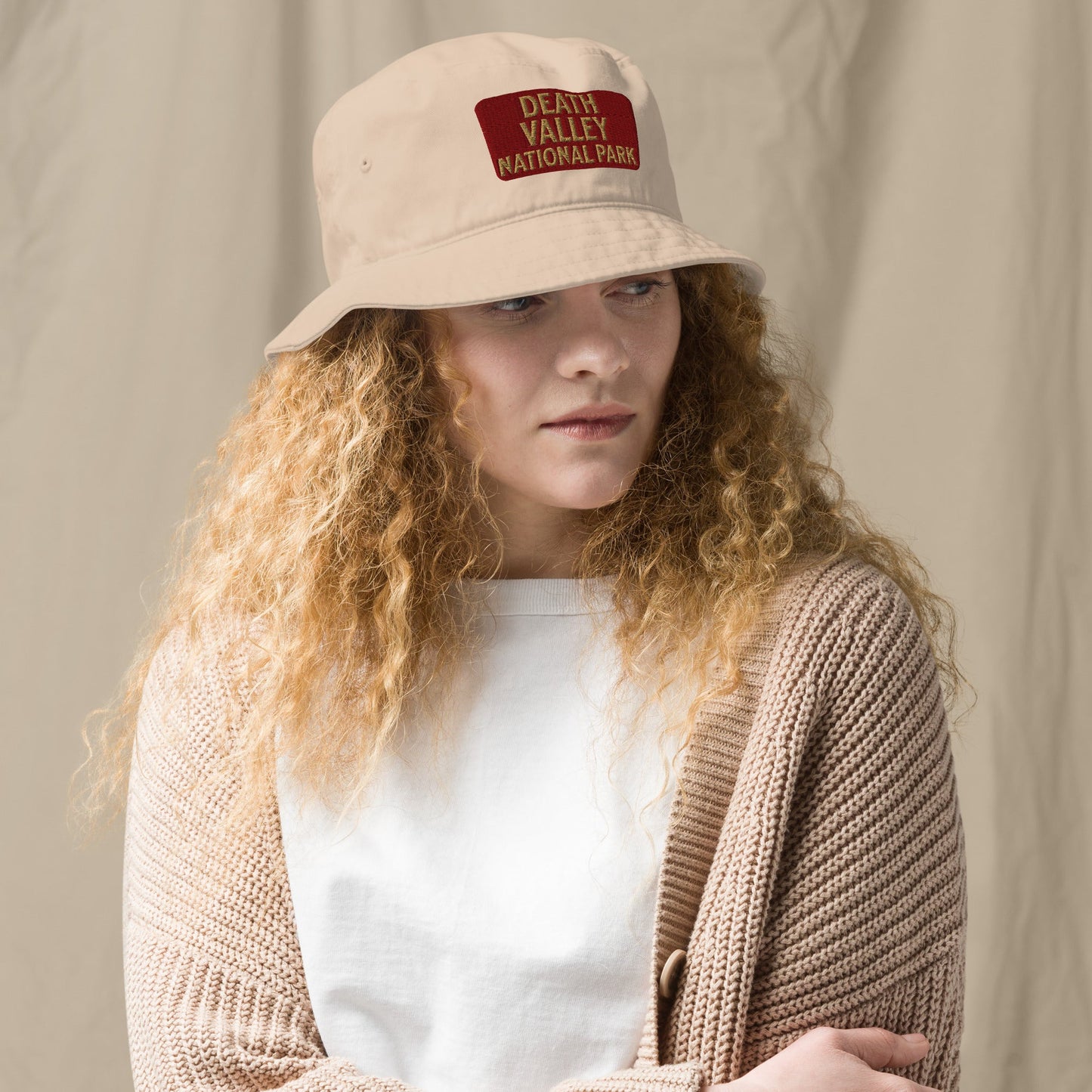 Death Valley National Park Embroidered Organic Cotton Bucket Hat