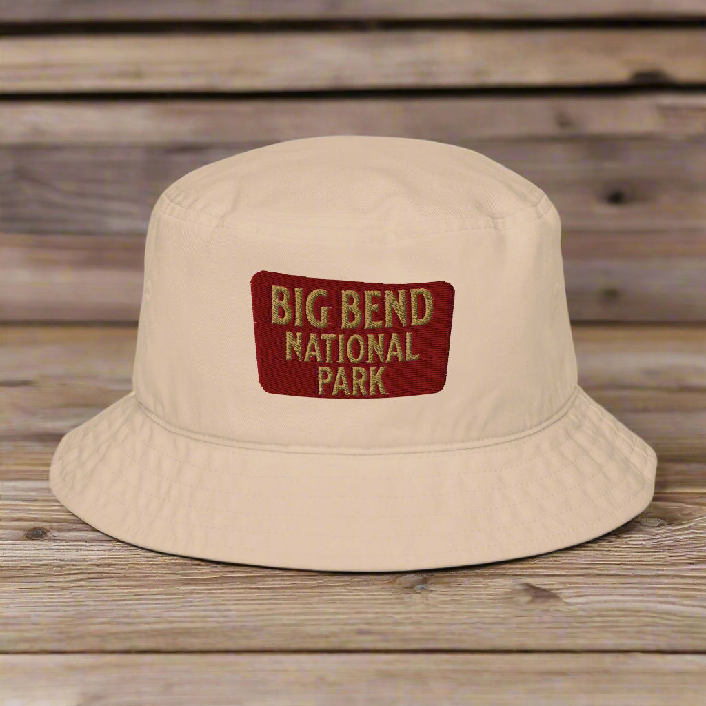 Big Bend National Park Sign Organic Cotton Bucket Hat
