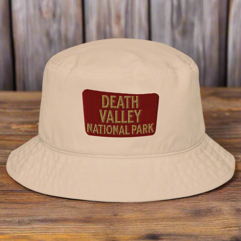 Death Valley National Park Embroidered Organic Cotton Bucket Hat