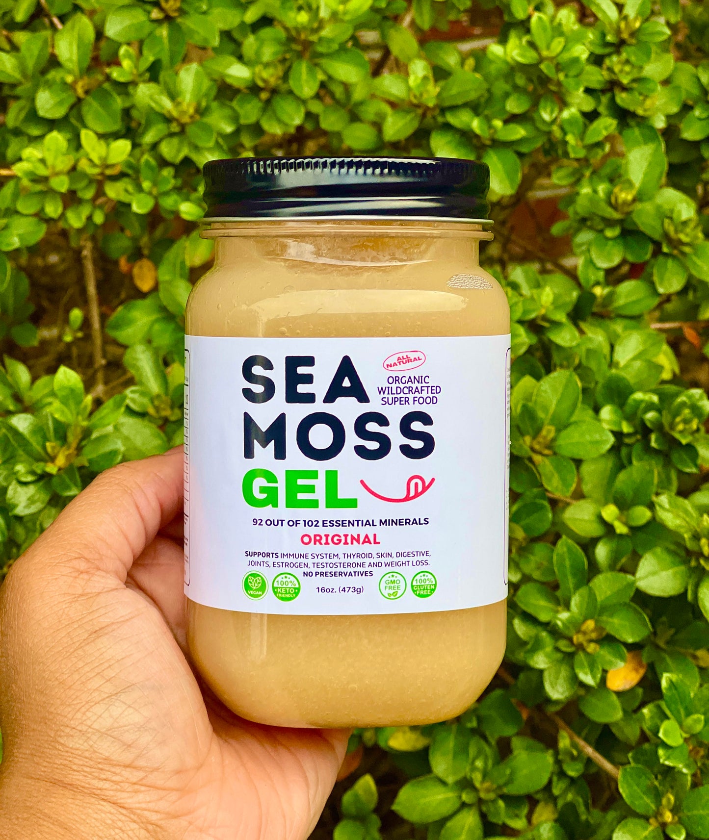 Flavored 100% Raw Organic Sea Moss Gel Wild Harvested - Dr. Sebi Inspired
