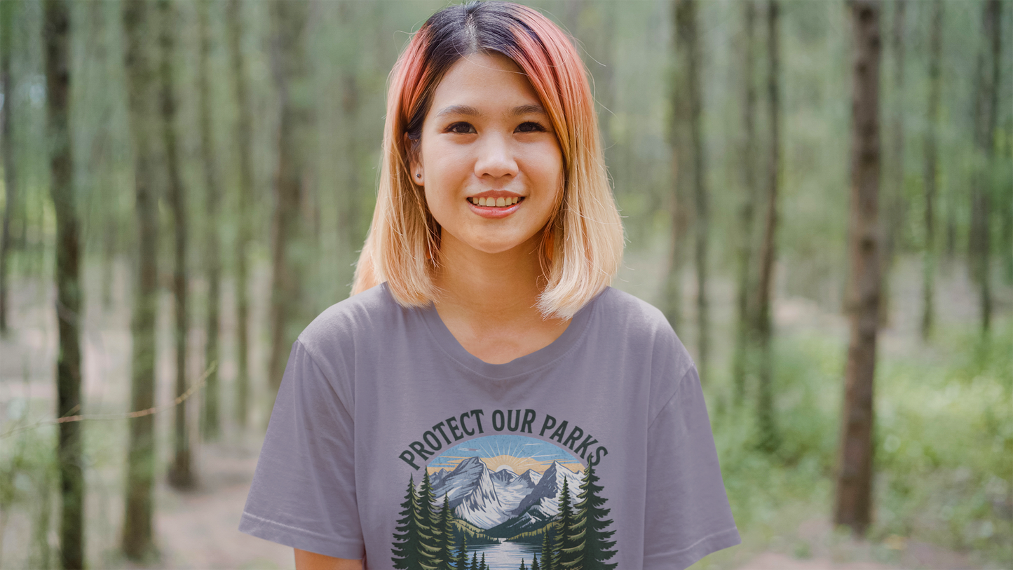 Protect Our Parks Rocky Mountain National Park Unisex Fit Soft T-Shirt