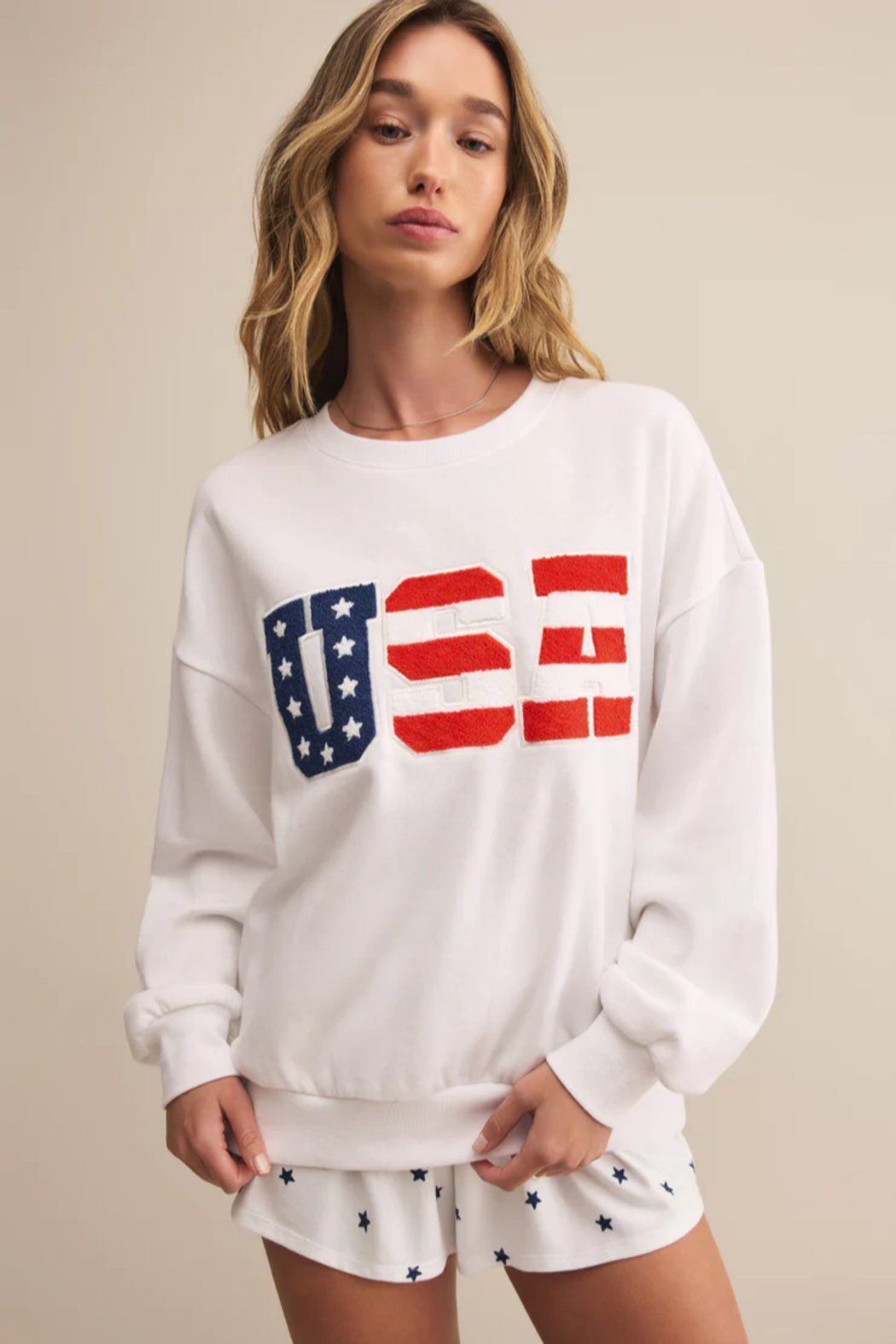 Oversized USA Sweatshirt