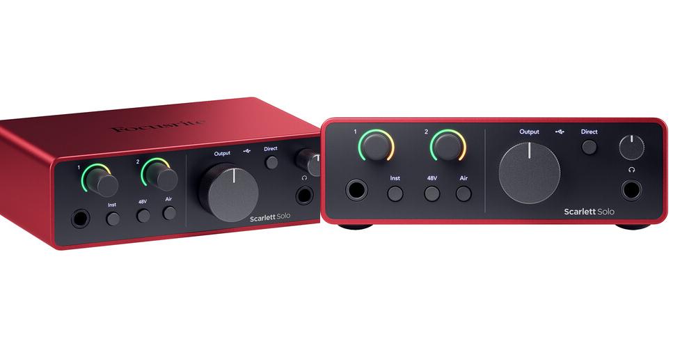 Focusrite Scarlett Solo 4th Gen USB Audio Interface