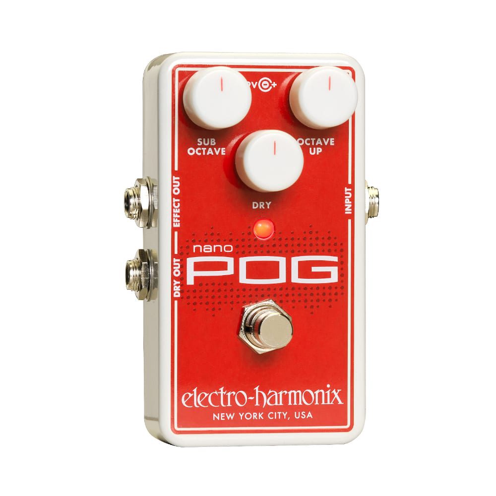 NanoPog Polyphonic Octave Generator Guitar Effect Pedal Electro Harmonix