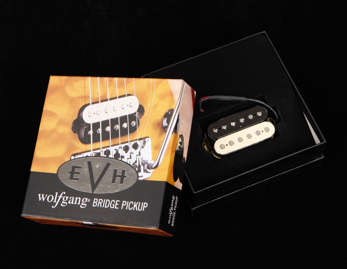 EVH Wolfgang Bridge Humbucker Pickup Black and White Guitar Pickup