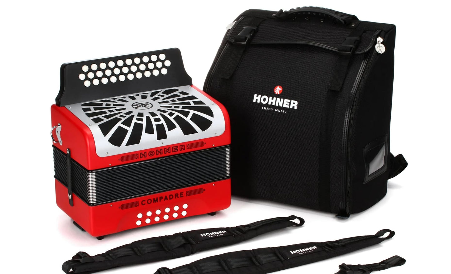 Diatonic Accordion Keys of G/C/F Button Accordion Hohner