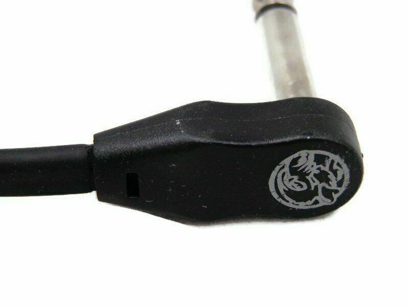 Pig Hog Lil' Pigs Low Profile Right-Angle 1/4' Instrument Cable 4 PACK