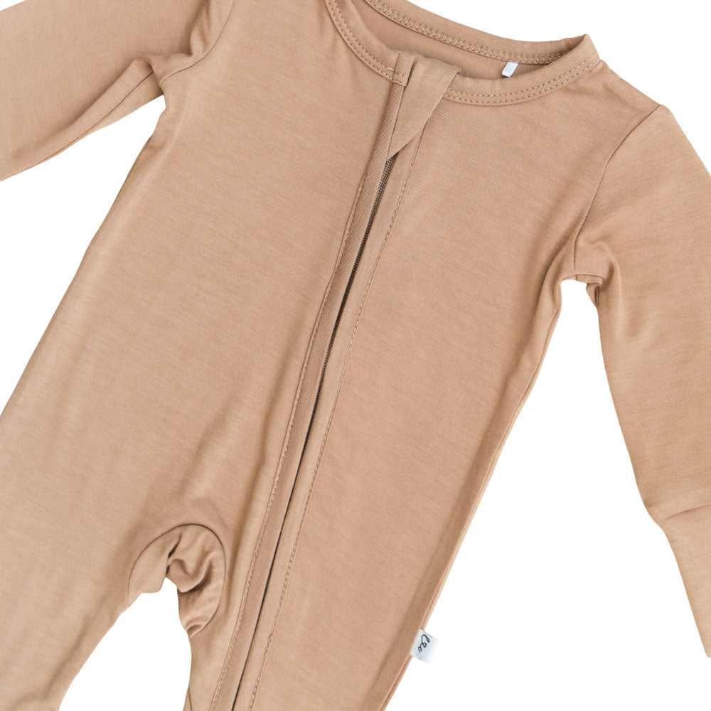 Bamboo Solid Convertible Footie Laree + Co.