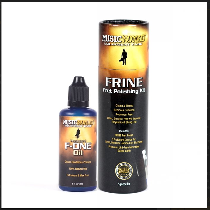 Music Nomad Total Fretboard Care Set Oil Cleaner Conditioner Protector Polishing Kit MN144