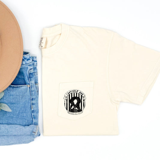 I Myself Am Strange Halloween Pocket Comfort Colors T-shirt