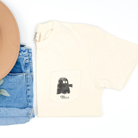 Ghost Boo Thumb Halloween Comfort Colors T-shirt