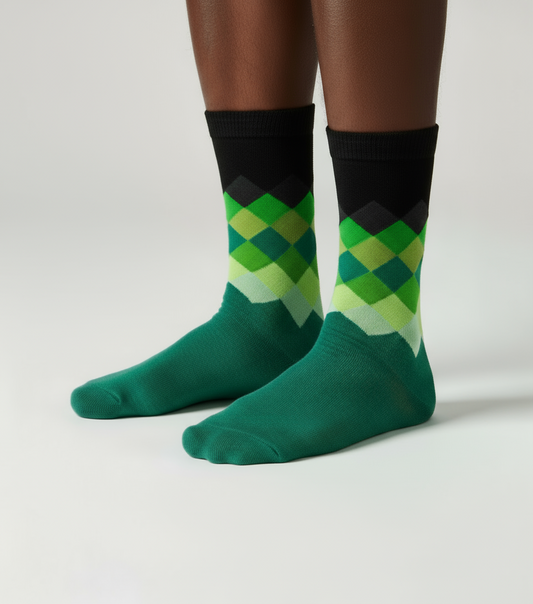 Prestige Verdant Argyle Socks