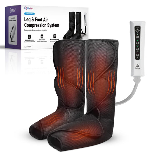 Leg & Foot Air Compression System Relaxable iReliev
