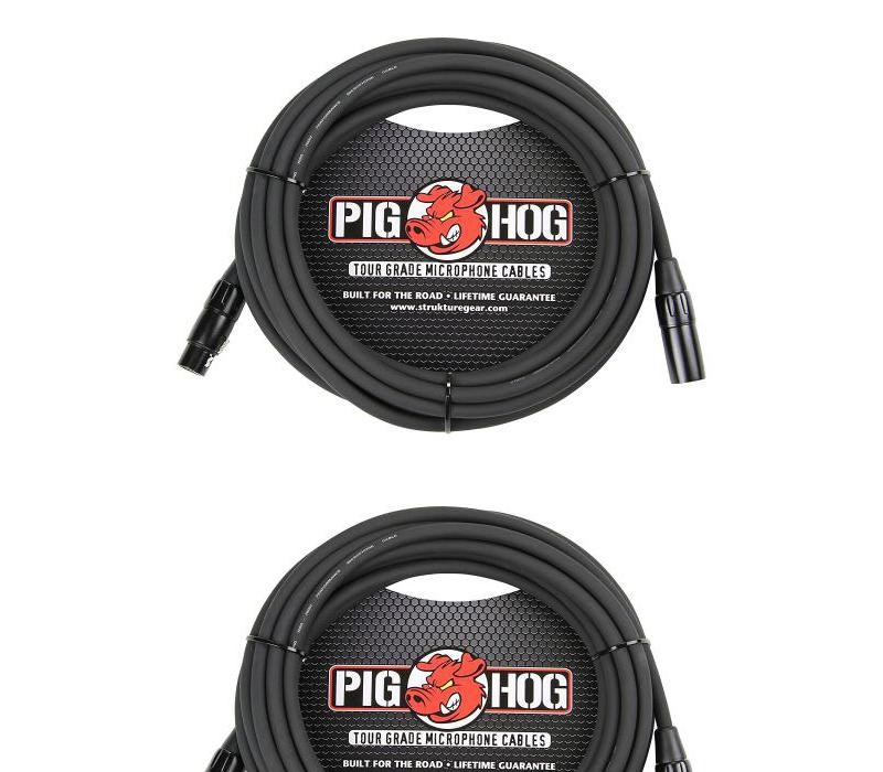 Microphone Cable 8mm High Performance 25 Ft Pig Hog PHM25 XLR