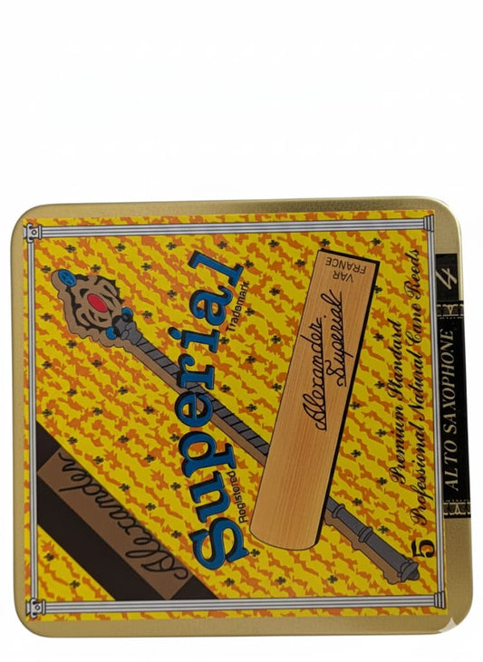 Alexander Reeds Superial Alto Saxophone Reeds - 4.0 (5-pack)- NEW