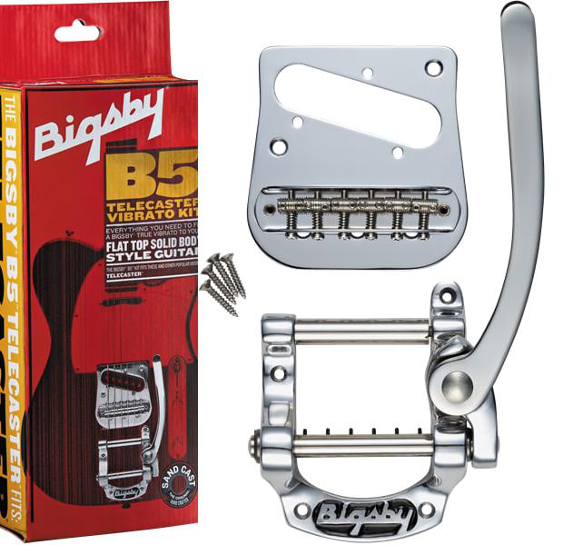 Bigsby Red Box B5 Polished Aluminum Telecaster Modification Vibrato Kit