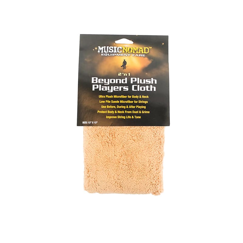 Music Nomad MN241  2 'n 1 Beyond Plush Players Guitar Bass Polish Cloth - NEW