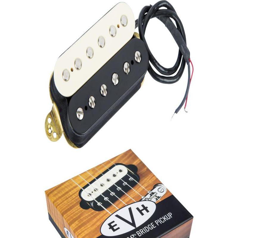 EVH Wolfgang Bridge Humbucker Pickup Black and White Guitar Pickup