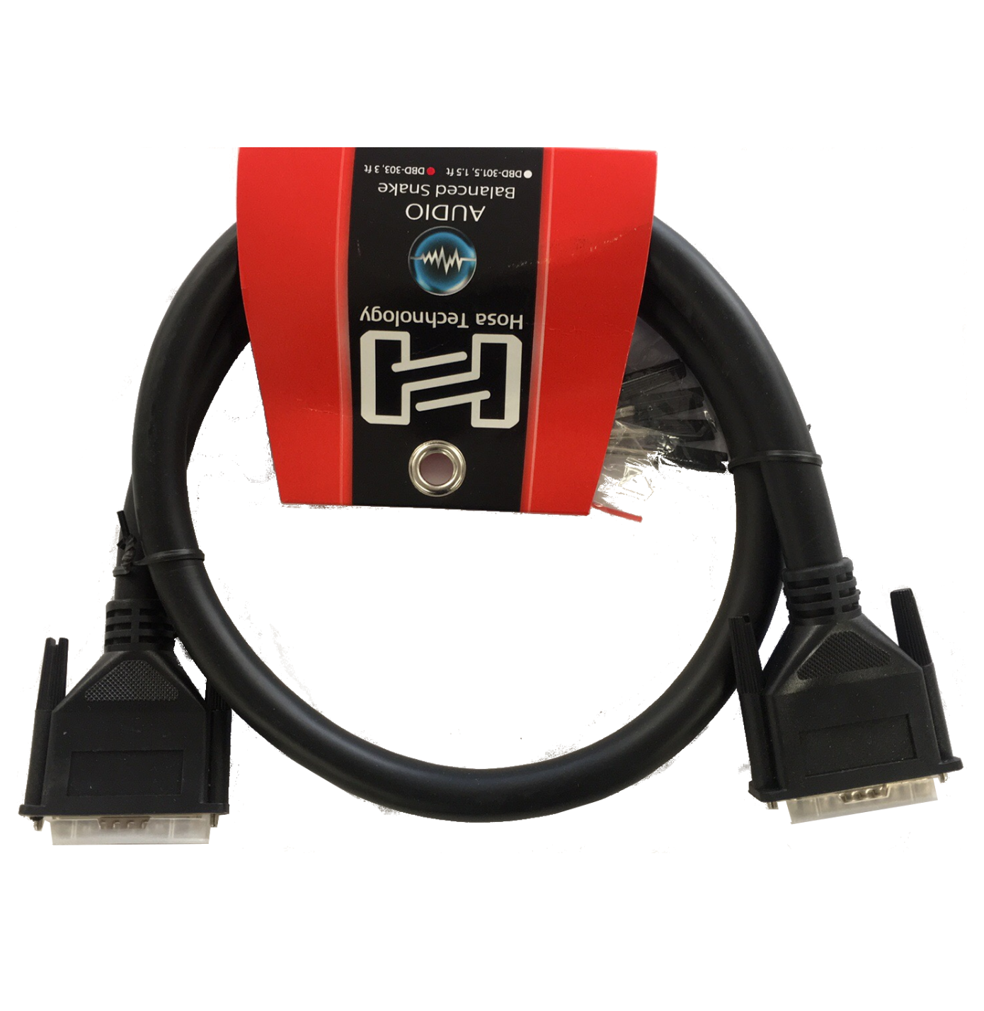 Audio Snake Cable Balanced Male to Male 3ft 1m 2 Pack Hosa