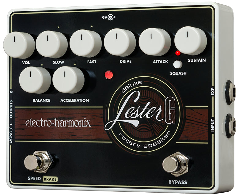 Electro Harmonix LESTER-G Deluxe Rotary Speaker Pedal +FREE Patch Cable - New