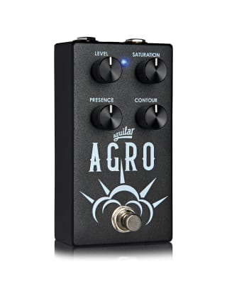 Bass Overdrive Analog Pedal with Level and Contour Controls Aguilar AGRO V2