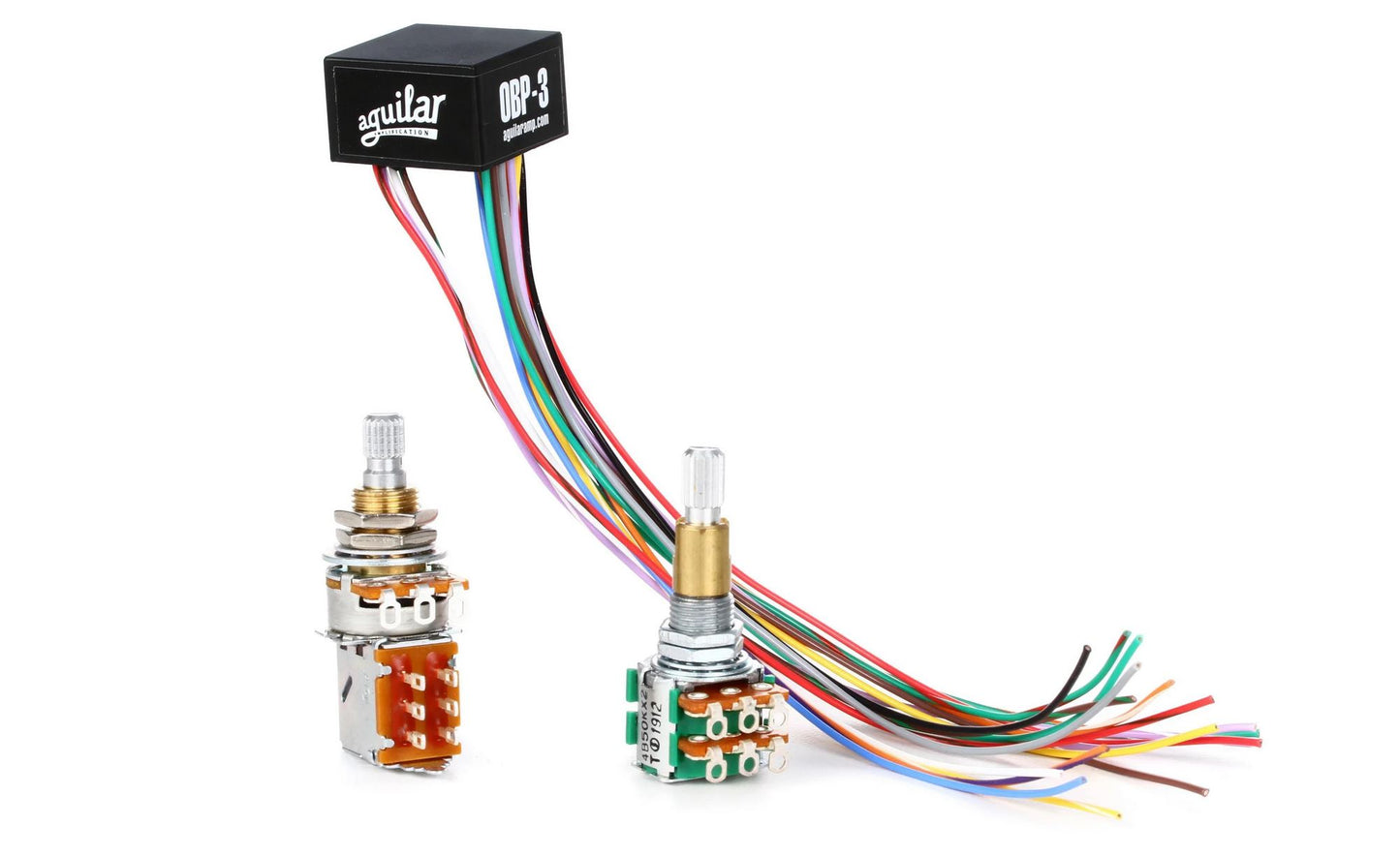 Aguilar 3-band Stacked Boost/Cut Onboard Bass Preamp OBP-3SKPP