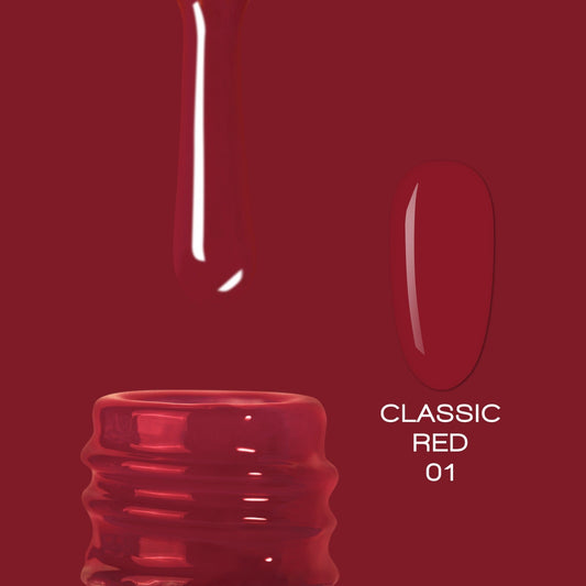 Professional Color Gel Classic Red 01 10ml ELITE EMBRACE
