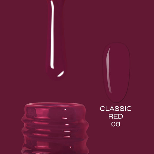 Professional Color Gel Classic Red 03 10ml ELITE EMBRACE