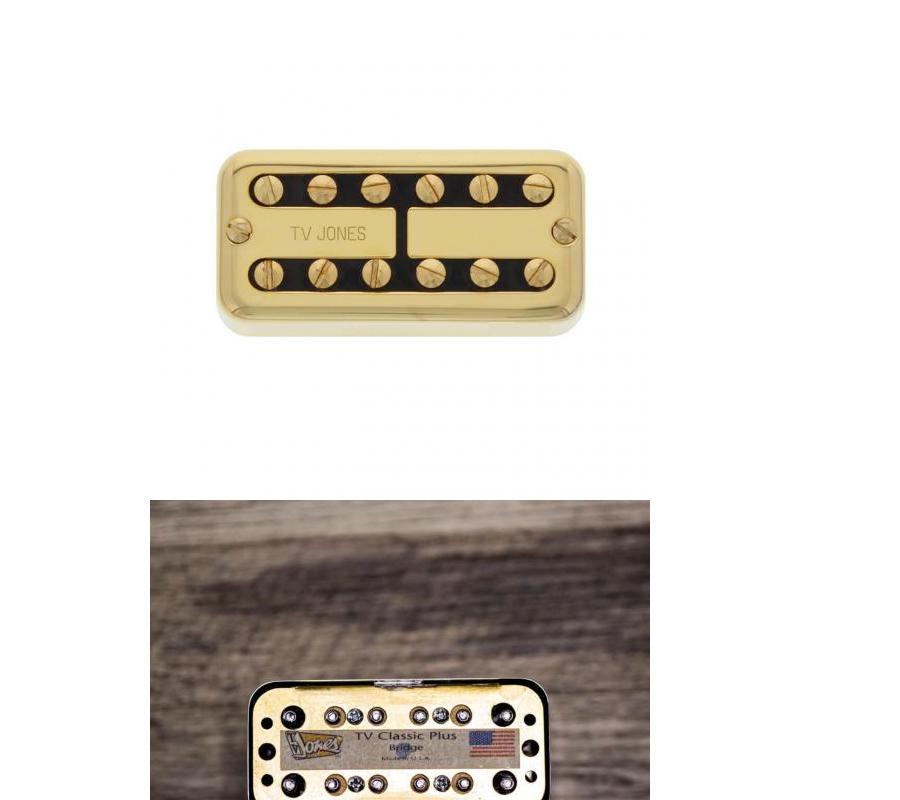 TV Jones TV Classic Plus Gold Humbucker Bridge Pickup