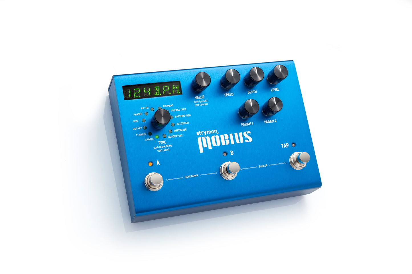 Strymon Mobius 12 Modulation Types Multidimensional Modulation Pedal