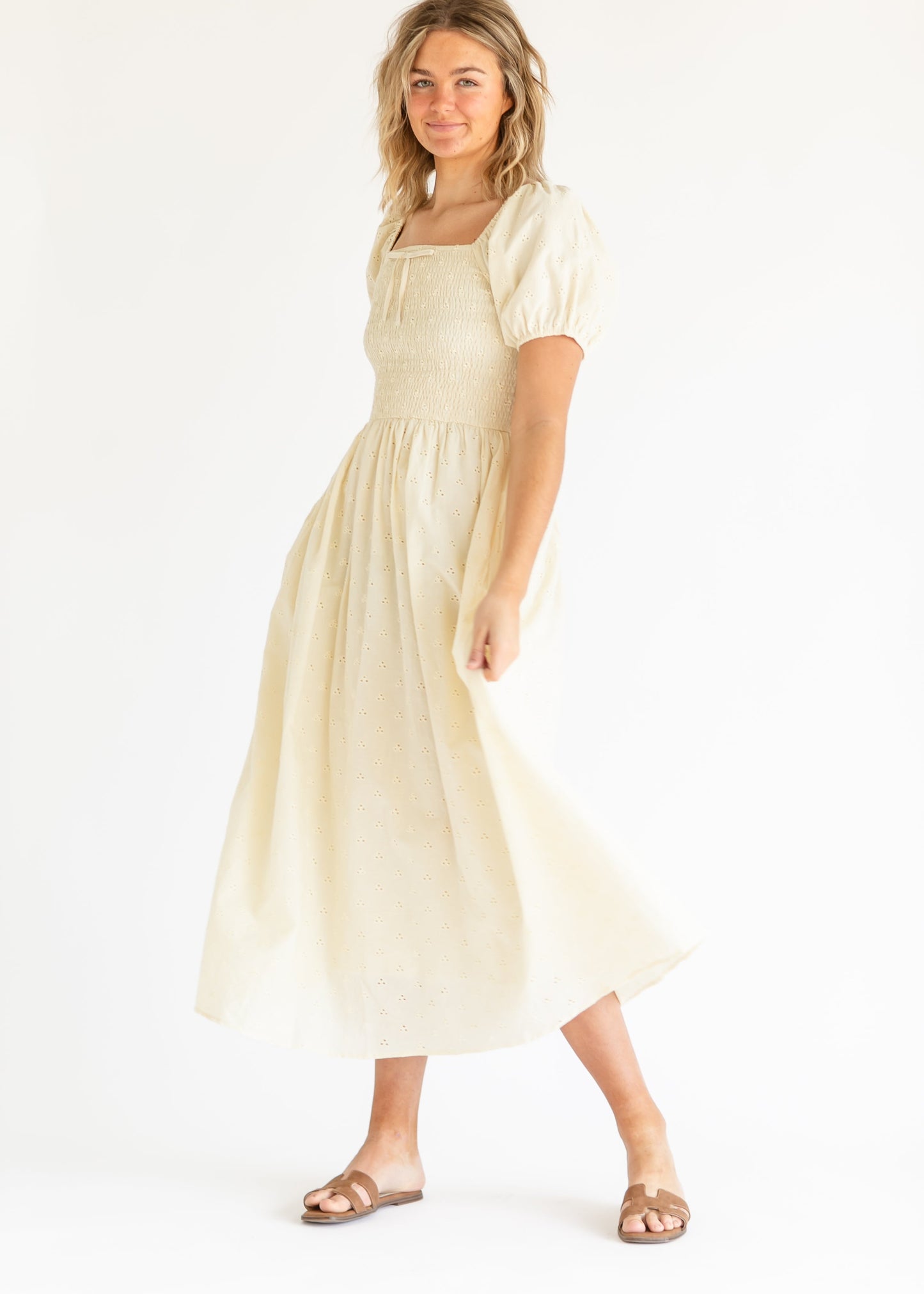 Rayna Eyelet Maxi Dress