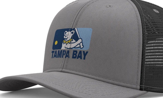 Tampa Bay Baseball Edition Dancing Bear Logo Trucker Cap The Ballpark Collection